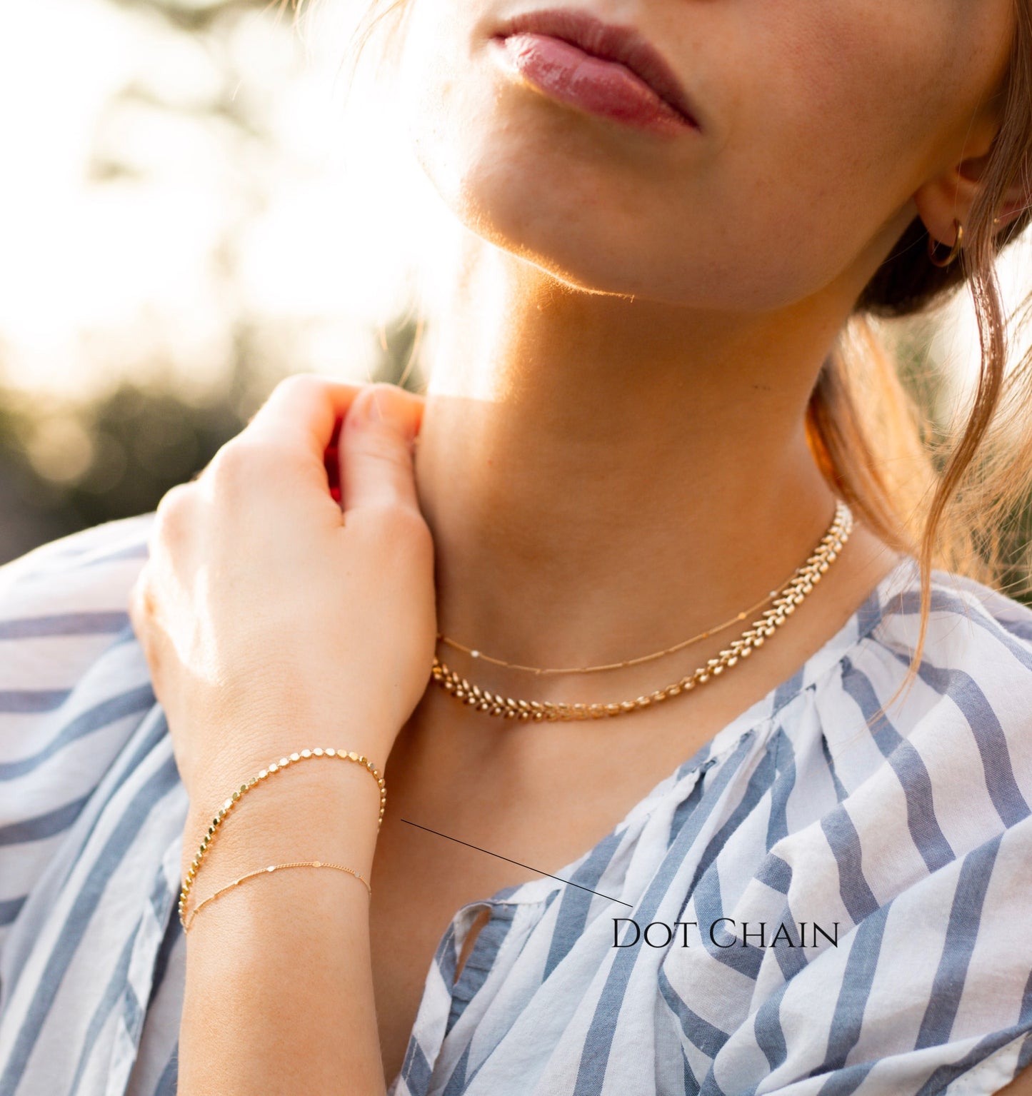 Dot Chain Bracelet