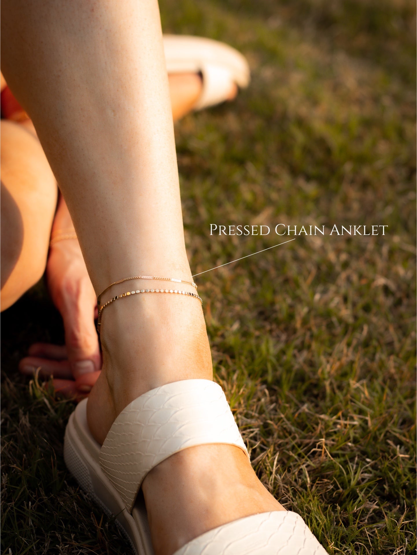 Pressed Chain Anklet